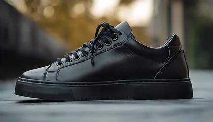 2025年メンズ黒スニーカー市場分析：機能美とテクスチャル・コントラストが牽引する最新トレンド